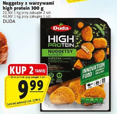 Nuggetsy z warzywami high protein 300 g promocja w Prim Market