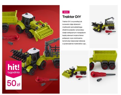 Traktor DIY promocja w Pepco