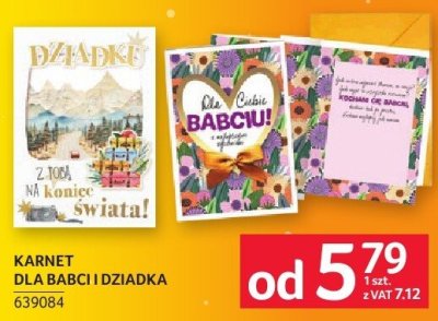 Karnet KARNET DLA BABCI I DZIADKA promocja w Selgros