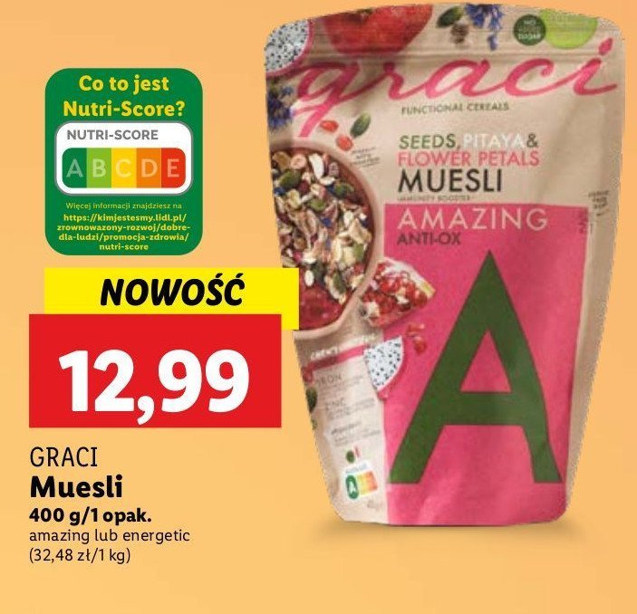 Musli amazing Graci promocja w Lidl