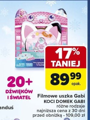 Filmowe uszka Gabi KOCI DOMEK GABI różne rodzaje promocja w Carrefour