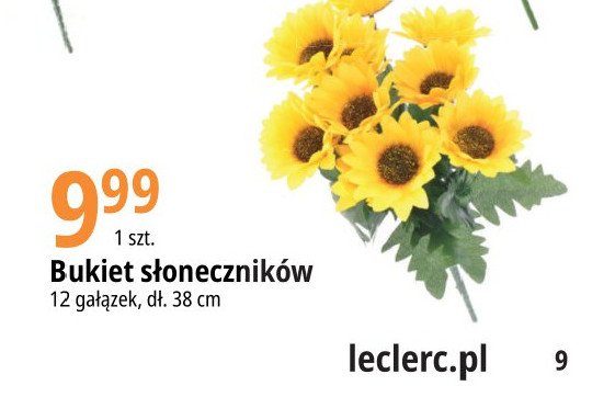 Bukiet s艂onecznik贸w 38 cm promocja