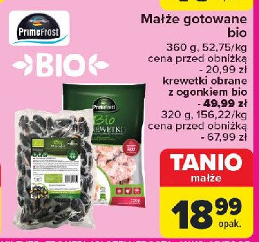 Mięso małży gotowane Primefrost promocja