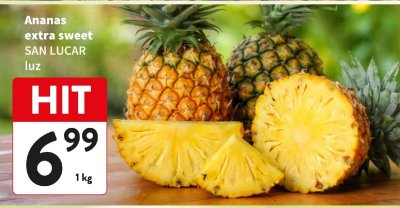 Ananas extra sweet SAN LUCAR luz promocja w Intermarche