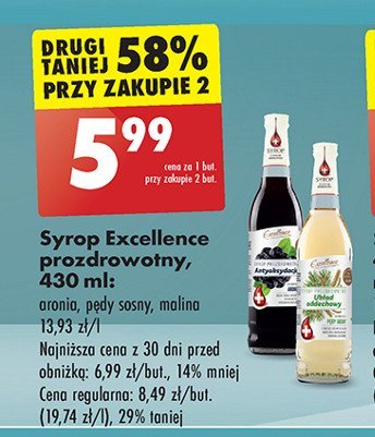 Syrop układ oddechowy pędy sosny Excellence promocja