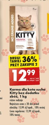 Karma dla kota sterile z wołowiną Kitty excellence promocja