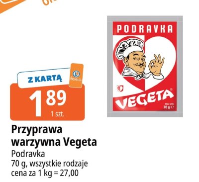 Przyprawa warzywna Vegeta Podravka promocja w Leclerc