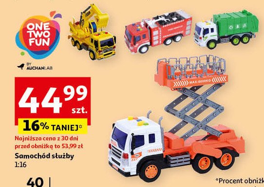 Ciężarówka straż pożarna 2w1 One two fun promocja