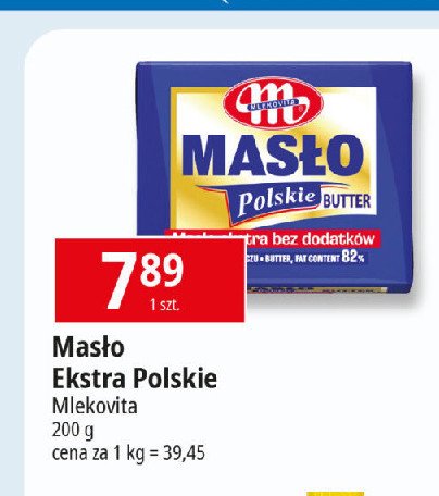 Masło Mlekovita Ekstra promocja