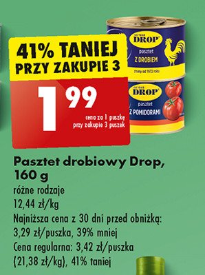 Pasztet z pomidorami Drop promocja