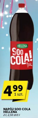 Napój Soo Cola Hellena promocja w Groszek