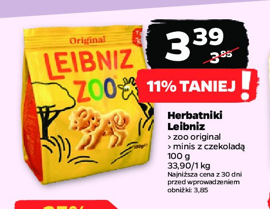 Ciastka z kakao Leibniz bahlsen promocja