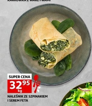 Naleśniki ze szpinakiem i serem feta promocja