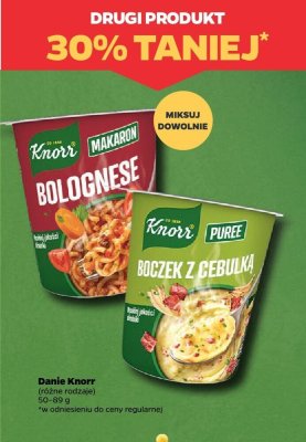 Danie Knorr różne rodzaje drugi -30% taniej promocja w Netto