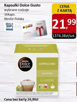 Kapsułki Dolce Gusto wybrane rodzaje promocja w Market Point