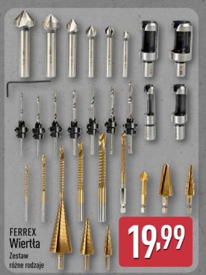 Wiertła FERREX promocja w Aldi