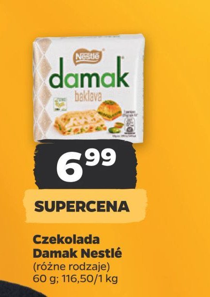 Czekolada baklava Nestle damak promocja