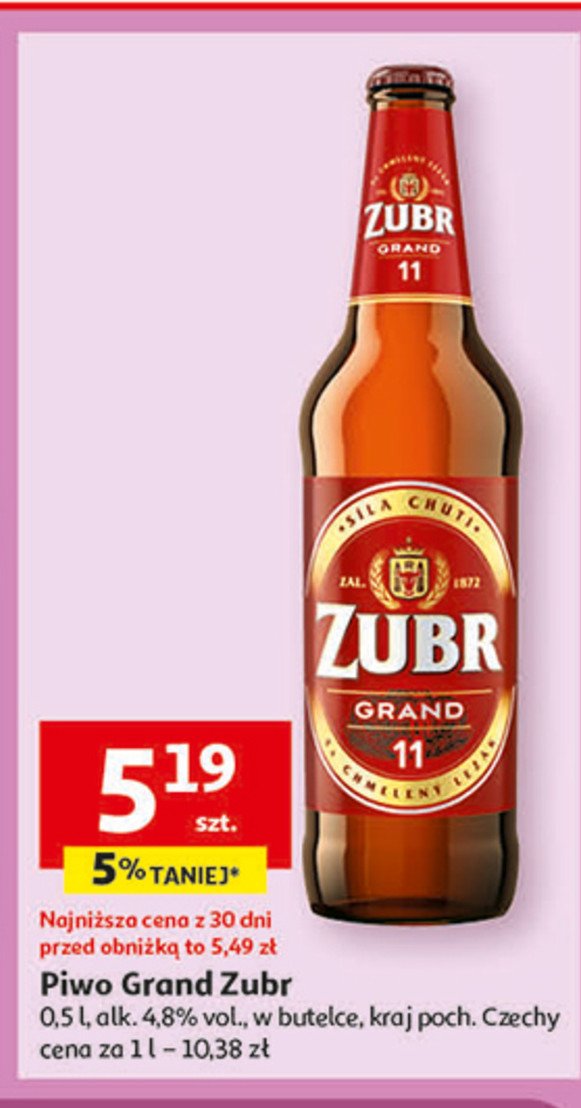 Piwo Zubr grand promocja