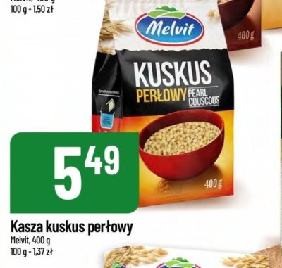 Kasza kuskus perłowy Melvit promocja w POLOmarket