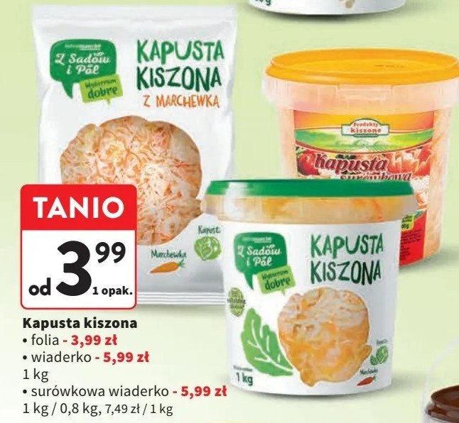 Kapusta surówkowa promocja