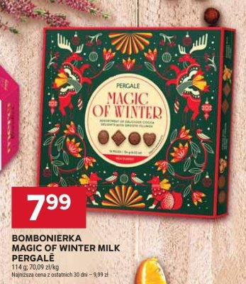 Bombonierka Magic of Winter Milk Pergale promocja w Stokrotka