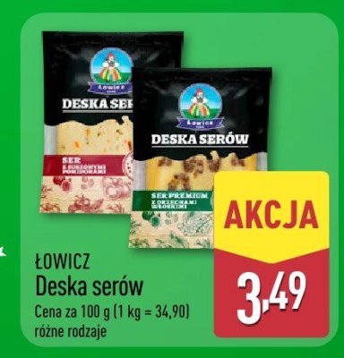 Deska serów różne rodzaje promocja w Aldi