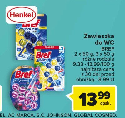 Kostka do wc 4 function lemon Bref power aktiv promocja
