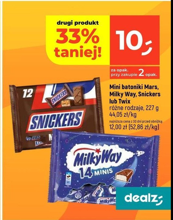 Batony Mars minis promocja