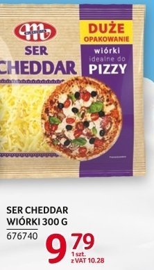 Ser cheddar wiórki Mlekovita 300g promocja w Selgros