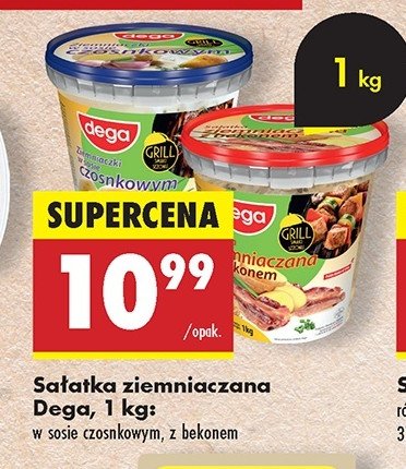Sałatka ziemniaczana z bekonem Dega promocja w Biedronka