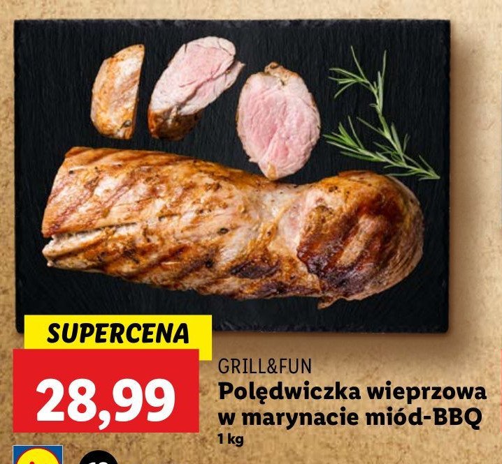 Polędwiczka wieprzowa miód bbq Grill and fun promocja
