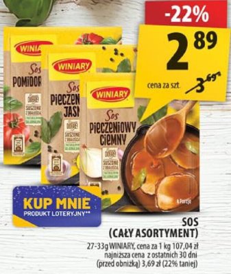 Sos (cały asortyment) promocja w Arhelan