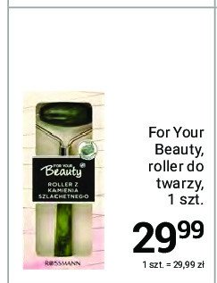 Roller do masażu kamień szlachetny  - serpentyna For your beauty promocja