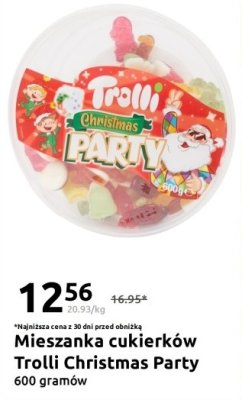 Mieszanka cukierków Trolli Christmas Party promocja w Action