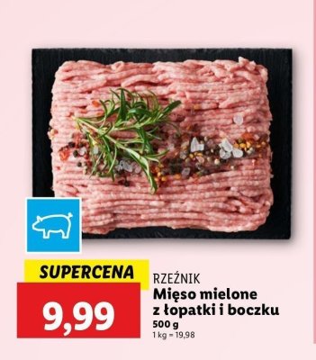 Mięso mielone z łopatki i boczku Rzeźnik codzienna dostawa promocja