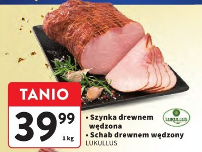 Schab drewnem wędzony LUKULLUS promocja w Intermarche