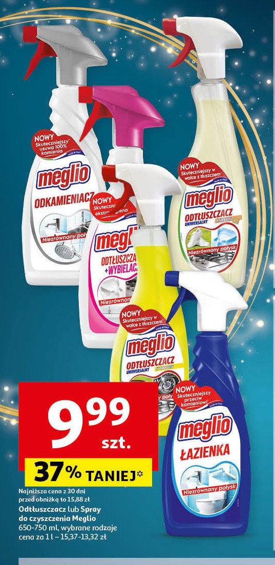 Odtłuszczacz w sprayu Meglio promocja w Auchan