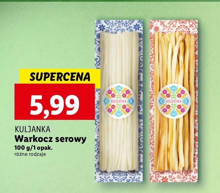 Warkocz serowy Kuljanka promocja