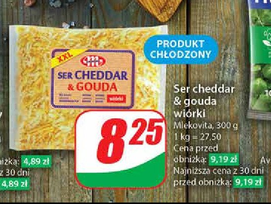 Ser cheddar & gouda wiórki Mlekovita promocja