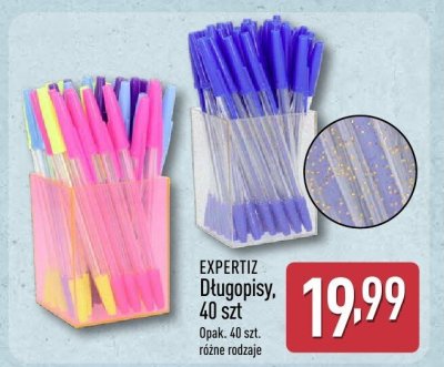 Długopisy EXPERTIZ 40 szt różne rodzaje promocja w Aldi