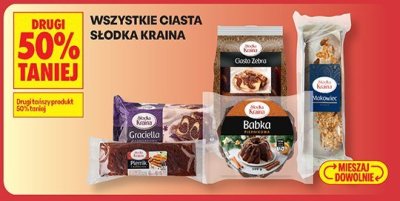 Wszystkie ciasta słodka Kraina promocja w Biedronka