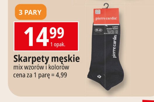 Skarpety męskie Pierre cardin paris promocja