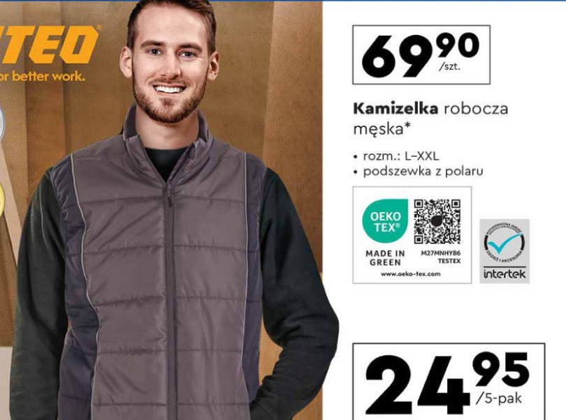 Kamizelka robocza l-xxl Niteo tools promocja