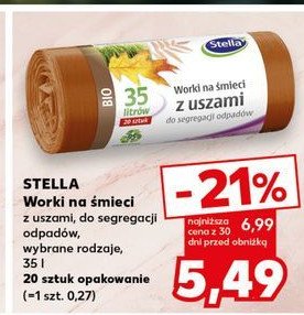 Worki na śmieci 35 l bio Stella pack promocja