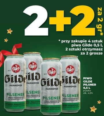 Piwo Gilde Pilsner 0,5 l puszka promocja w Duży Ben