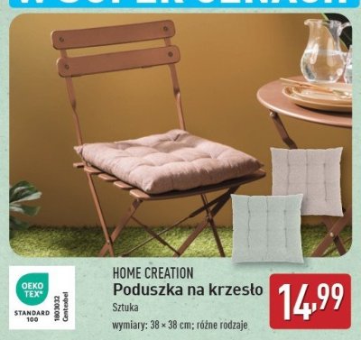 Poduszka na krzesło 38 x 38 cm Home creation promocja