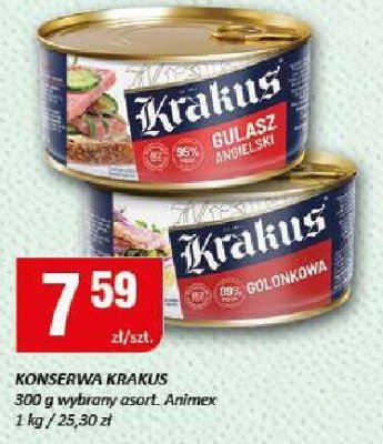 Konserwa Krakus animex promocja w Chorten