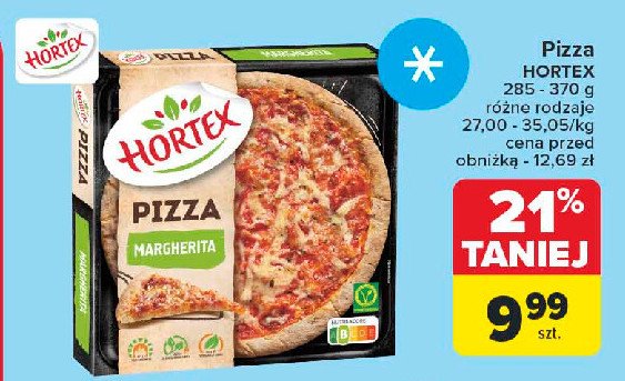 Pizza margherita Hortex promocja