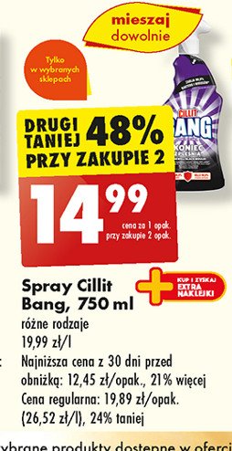 Spray do czyszczenia Cillit bang koniec z pleśnią promocja