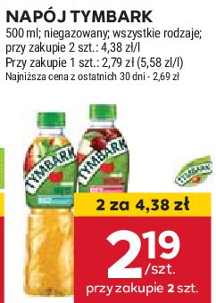 Napój wiśnia-jabłko Tymbark 1936 promocja w Stokrotka